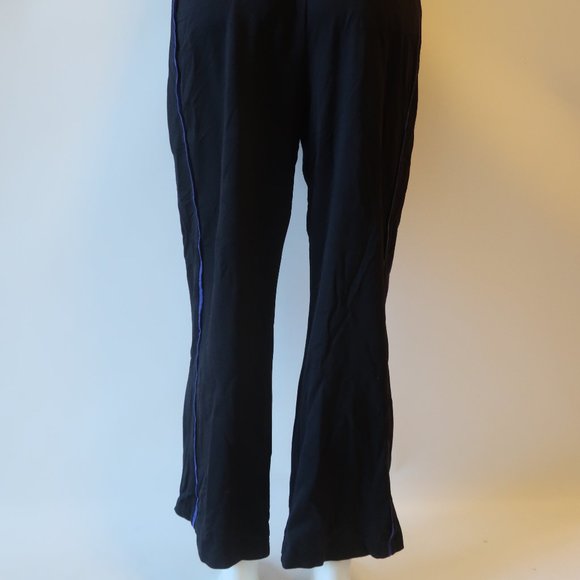 SPAY BY CHICO'S BLACK PINSTRIPE PANT 1 US-M/8 * - Picture 9 of 10